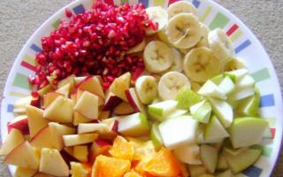 Сладкие салаты — проверенные рецепты