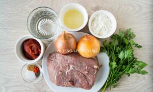 Przygotowanie sosu do puree mięsnego, warzywnego lub puree